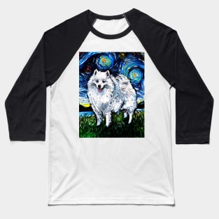 American Eskimo Night Baseball T-Shirt